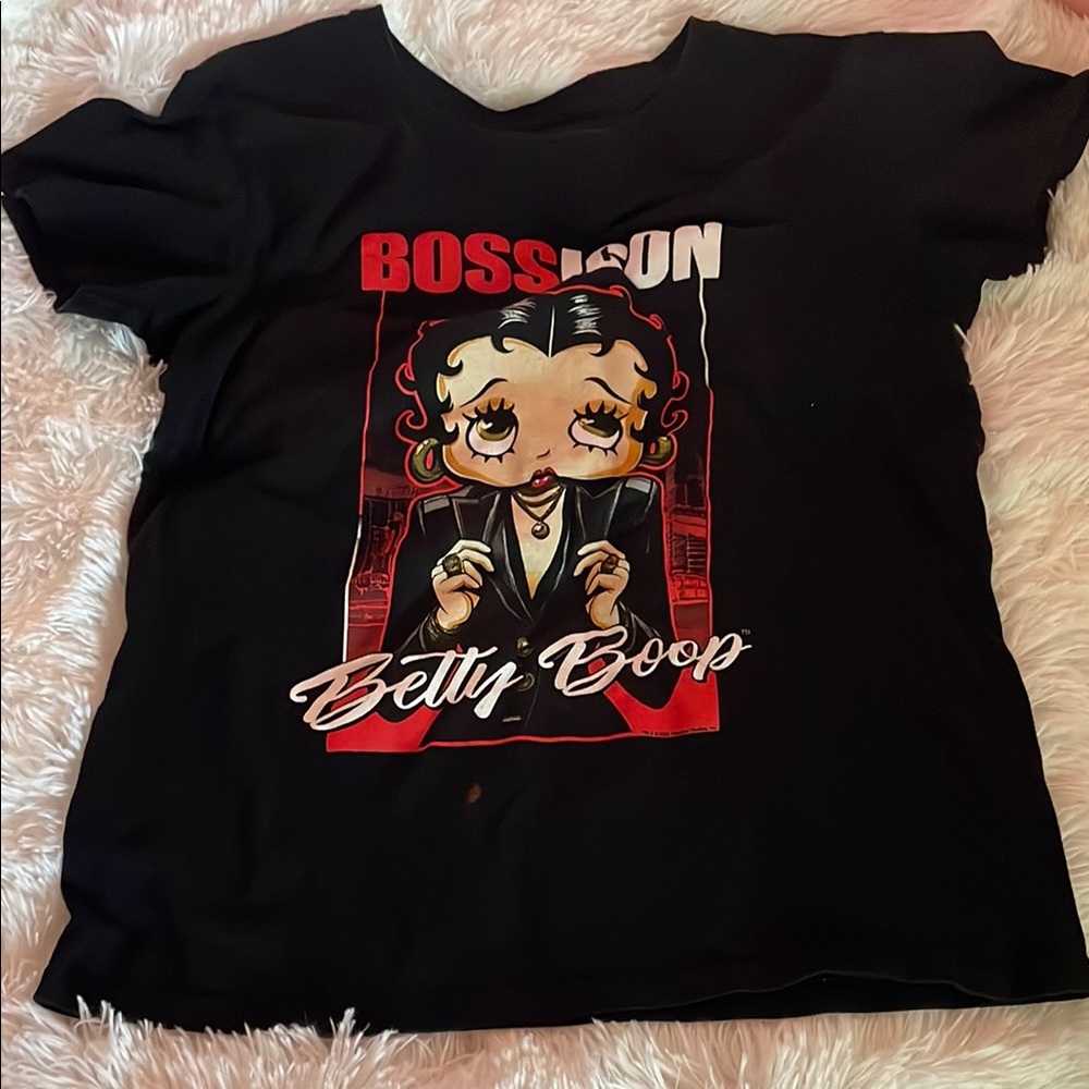 Betty Boop Black Graphic Tee